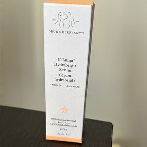 Drunk Elephant C-Luma Hydrabright Serum - White and Orange Packaging